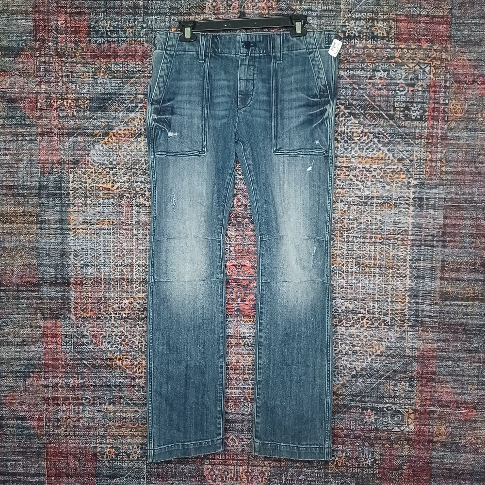 DRIFTWOOD Blue Straight Leg Jeans